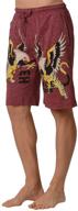 ed hardy eagle lounge shorts: stylish men's clothing for ultimate comfort and relaxation logo