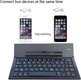 img 2 attached to Bluetooth Keyboard Geyes Foldable Smartphones