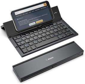 img 4 attached to Bluetooth Keyboard Geyes Foldable Smartphones