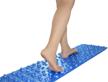 balance massage folding acupressure mat foot logo
