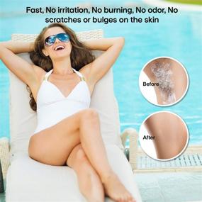 img 2 attached to 🚫 AOBBIY Hair Removal Cream for Women - Powerful and Effective 10 Minute Depilatory Cream, Non-Irritating and Odorless Formula for Gentle Hair Removal on All Skin Types - 100ML