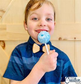 img 2 attached to Boys' Wooden Bow Tie 👶 for Children - Baby Kids Tie