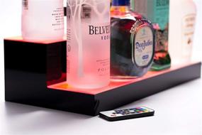 img 1 attached to 🍻 LED Lighted Bar Shelf by BarSquad