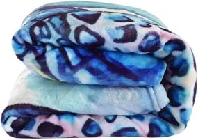 img 2 attached to 🌌 Cozy All-Season Galaxy Print Comfort Blanket - Perfect for Kids and Adults - Sofa, Office, or Bed - 58"x80