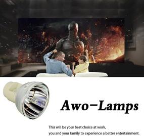 img 3 attached to 🔦 AWO 5J.JEE05.001 / 5J.JCA05.001 Premium Replacement Lamp Bulb for BenQ Projectors: W1110, W1210ST, W2000, HT2050, HT3050, HT2150ST, HT4050, DW843UST, DX842UST, MW831UST, MW843UST, MX842UST