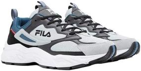 img 2 attached to Fila Recollector Grey Black Blue Men's Shoes