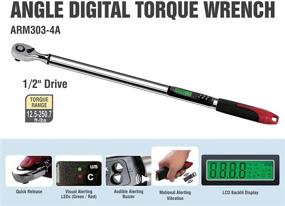 img 1 attached to 🔧 ACDelco ARM303-4A-340 1/2” Heavy Duty Digital Torque Wrench: Advanced Features, ISO 6789 Standards & Calibration Certificate Included