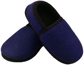 img 4 attached to 🌲 Boys' Outdoor Anti Skid Classic Moccasin Slippers