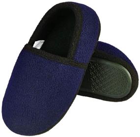 img 2 attached to 🌲 Boys' Outdoor Anti Skid Classic Moccasin Slippers