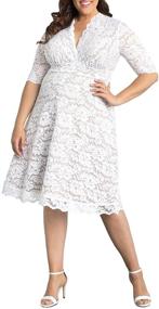 img 4 attached to 👰 Kiyonna Women's Wedding Belle Dress - Women's Clothing