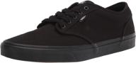 vans authentic black canvas skate: ultimate versatile style & performance logo