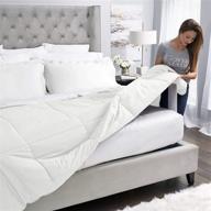 🛏️ covermade easy bed making - white full/queen (3 piece) логотип