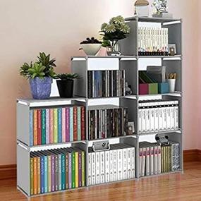 img 1 attached to Hosmat Childrens Adjustable Bookshelf Organizer