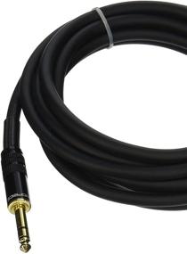 img 3 attached to 10-Foot Black 16AWG Male to Male Cable Cord - Monoprice Premier Series (TRS) with Gold Plated Connectors