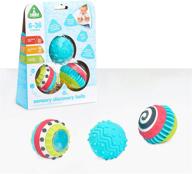 🎾 enhance motor skills and imagination: early learning centre sensory discovery balls for babies 6 months+ - amazon exclusive by just play logo
