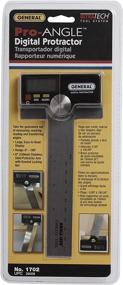 img 2 attached to Precision Measuring Tool: General Tools 1702 Stainless Protractor - Accurate Angle Measurement Made Easy!