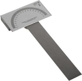 img 3 attached to Precision Measuring Tool: General Tools 1702 Stainless Protractor - Accurate Angle Measurement Made Easy!