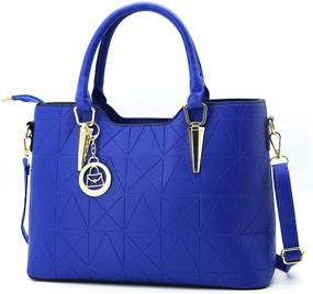 img 4 attached to Fashionable LIZHIGU Leather Shoulder Handbags for Women - Versatile Handbags, Wallets, and Satchels