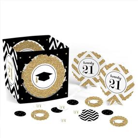 img 2 attached to ⭐️ Gold Tassel Worth The Hassle - 2021 Graduation Party Centerpiece &amp; Table Decoration Kit by Big Dot of Happiness