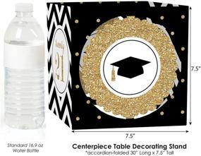 img 1 attached to ⭐️ Gold Tassel Worth The Hassle - 2021 Graduation Party Centerpiece &amp; Table Decoration Kit by Big Dot of Happiness