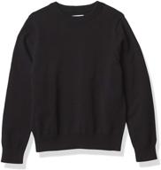 optimized search: amazon essentials boys' clothing, uniform crew neck sweaters and more logo