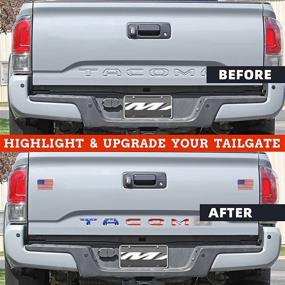 img 1 attached to Tailgate Letters 2016 2021 Adhesive Stickers