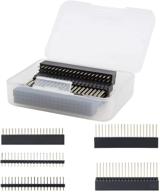 geekworm 2x20 40 pin stacking female header kit: raspberry pi 4b/3b+/3b/2b/b+/a+/zero(zero w) — 5 specifications, 10pcs, raspberry pi gpio stacking header/extender, raspberry pi pico header pack logo