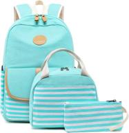 bluboon bookbags backpack schoolbag blue 8893 logo