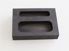 img 1 attached to 🔥 OTOOLWORLD Graphite Ingot Mold 1/2-1 Ounce - Ideal for Silver and Gold Melting, Casting, Refining