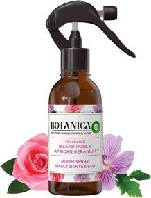 img 4 attached to 🌺 Air Wick Botanica Scented Room Spray, Island Rose and African Geranium, 350 Sprays, 32oz, Pack of 4