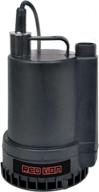 🦁 red lion rl-mp25 2200 gph 1/4 hp submersible utility pump - thermoplastic material for enhanced performance logo