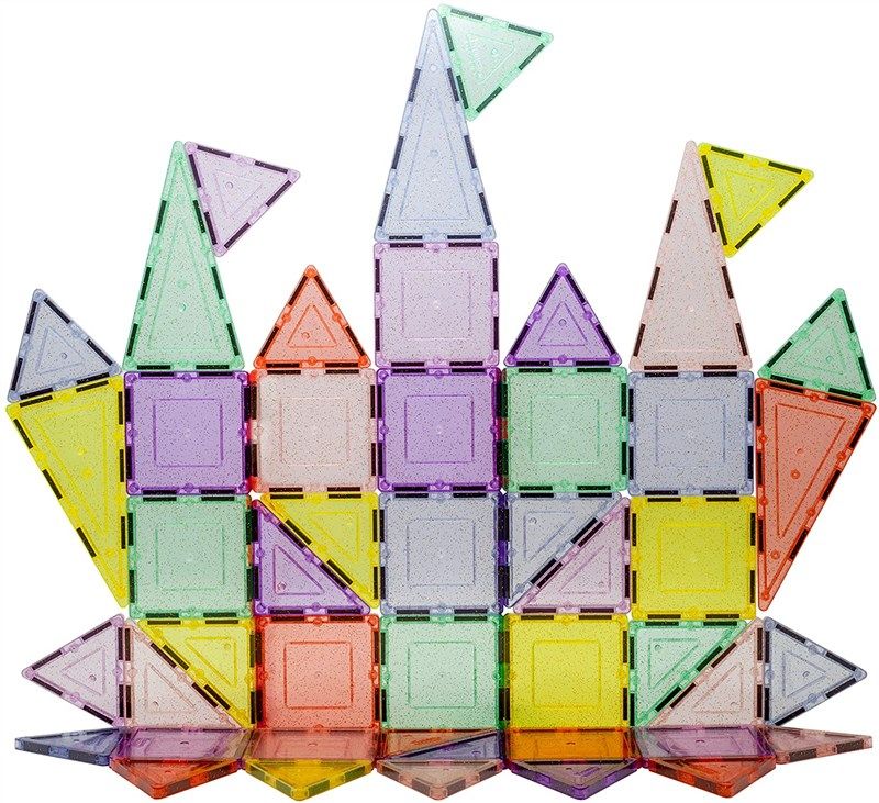 picassotiles magnetic building construction reflective 로고