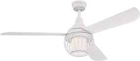 img 4 attached to 💡 Westinghouse Lighting 7220700 Graham 52-Inch White Indoor Ceiling Fan with Dimmable LED Light Kit and Opal Frosted Glass, Remote Control Included