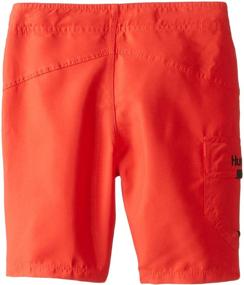 img 1 attached to 🩳 Hurley Little Boys' One-and-Only Daring Red Boardshorts