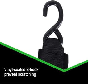 img 1 attached to 🚤 XSTRAP Marine Boat Trailer 2-inch x 4-foot Transom Tie-Down Straps for Trailers, 2-Pack
