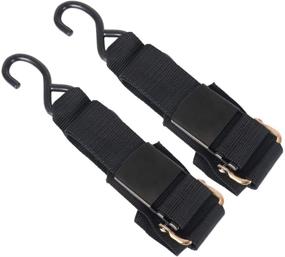 img 4 attached to 🚤 XSTRAP Marine Boat Trailer 2-inch x 4-foot Transom Tie-Down Straps for Trailers, 2-Pack