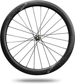 img 1 attached to 🚲 ICAN Carbon Wheels AERO 50 Disc Road Bike Wheelset: Lightweight 1430g Clinchers with 50mm Aero Design, Tubeless Ready & Disc Brake Compatibility