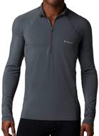 👕 columbia midweight omni heat blouse t shirt: the perfect men's clothing for active lifestyles логотип