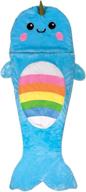 iscream rainbow sherpa lined zippered sleeping logo