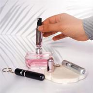 portable refillable atomizer keychain approved logo