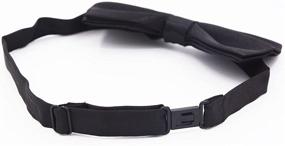 img 1 attached to Amajiji Formal Dog Bow Ties for Medium 🐶 and Large Dogs - D115, 100% Polyester, in Black