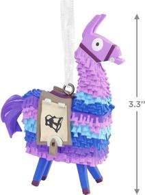 img 1 attached to 🎄 Deck the Halls with the Fortnite Loot Llama Hallmark Christmas Ornament