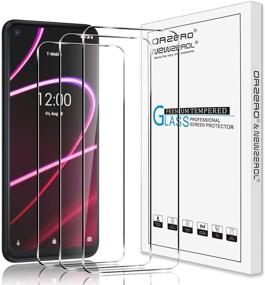 img 4 attached to (3 Pack) Orzero Tempered Glass Screen Protector for T-Mobile Revvl 5G (2020) - 9H HD Anti-Scratch, Lifetime Replacement - Not Compatible with T-Mobile REVVL V+ 5G (2021)
