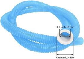 img 2 attached to 🌀 MyLifeUNIT Universal Air Conditioner Drain Hose & Inlet Hose Combo - 5.2 Ft for Semi-Automatic Washing Machine