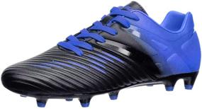 img 4 attached to Vizari Liga Kids FG Black/Blue Soccer Cleats
