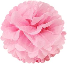 img 3 attached to Vibrant Tissue Pom Pom Party Decorations Set - Ideal for Weddings, Birthdays, Baby Showers, and Nursery Decor - Pink/Gold/White - Pack of 18