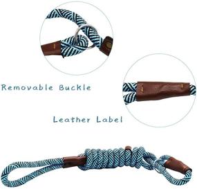 img 2 attached to 🐾 Ultimate 6FT Slip Lead Dog Leash: Premium Nylon Rope Leash for Small, Medium, and Large Dogs - No-Pull Training Leash for Unmatched Control