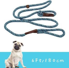 img 3 attached to 🐾 Ultimate 6FT Slip Lead Dog Leash: Premium Nylon Rope Leash for Small, Medium, and Large Dogs - No-Pull Training Leash for Unmatched Control