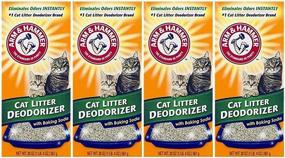 img 4 attached to 🐾 Arm &amp; Hammer Cat Litter Deodorizer - 20 oz (Pack of 4) for Superior Odor Control