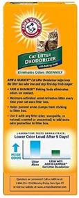 img 2 attached to 🐾 Arm &amp; Hammer Cat Litter Deodorizer - 20 oz (Pack of 4) for Superior Odor Control